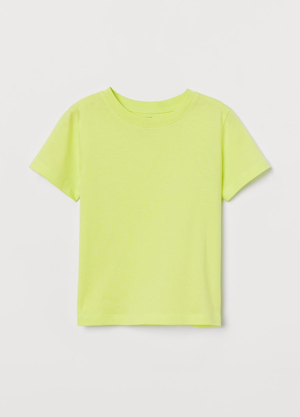 Желтая летняя футболка H&M