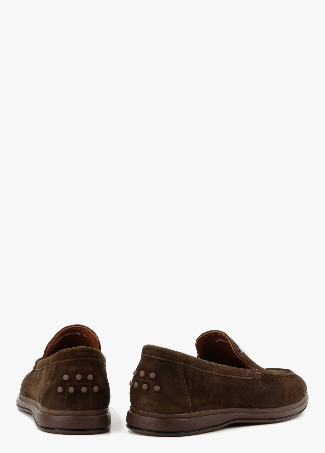 Коричневые кэжуал туфли Le'BERDES без шнурков