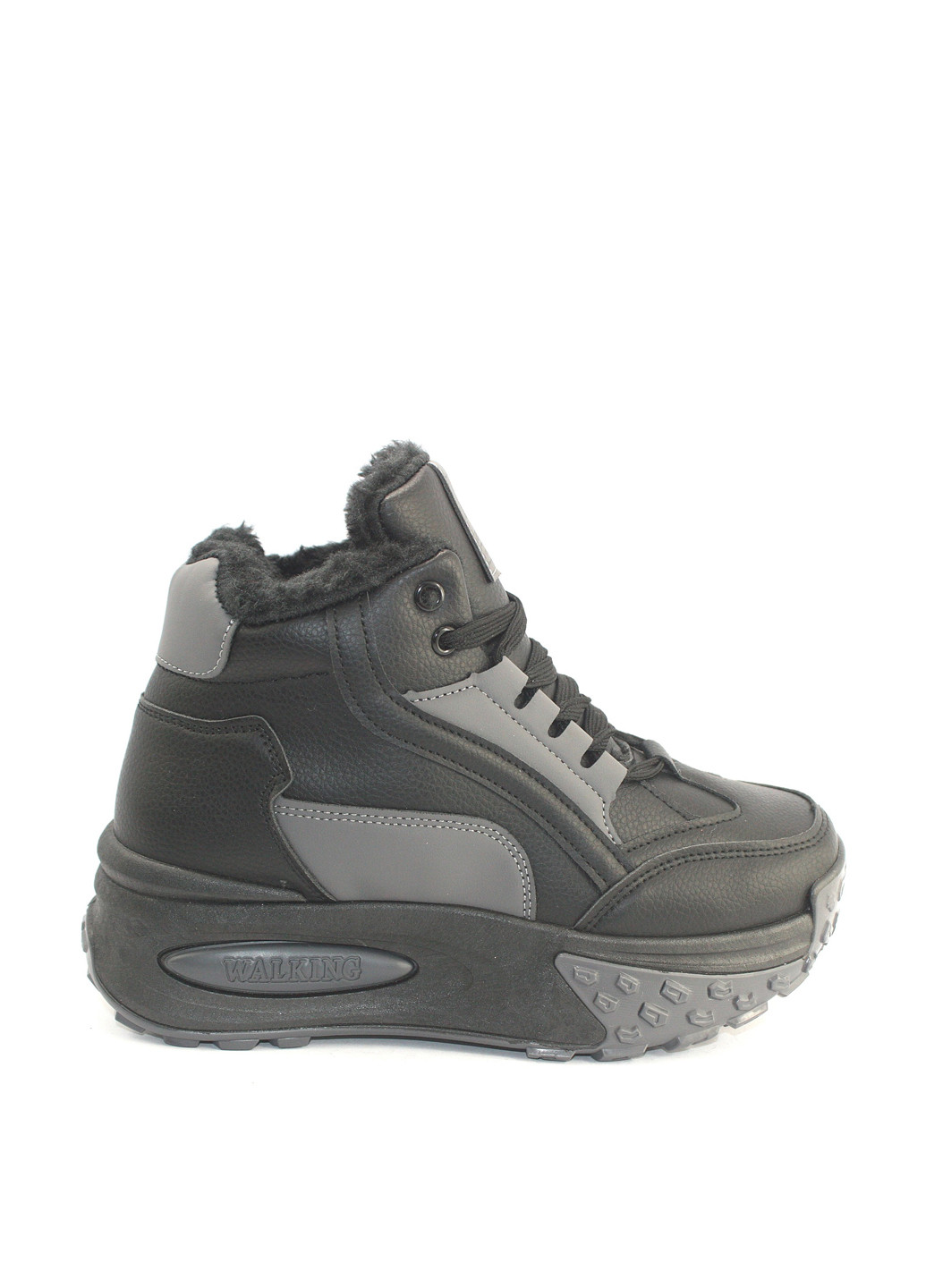 Зимние ботинки No Brand светоотражающие детали из искусственной кожи