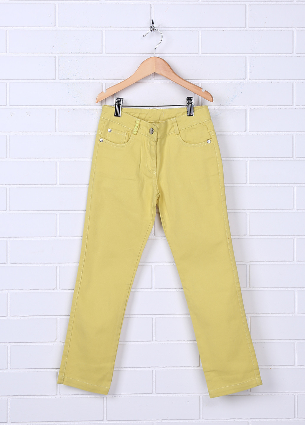 Желтые демисезонные зауженные джинсы Winx Club