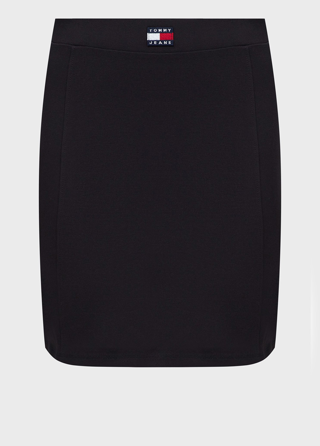 Черная кэжуал однотонная юбка Tommy Jeans