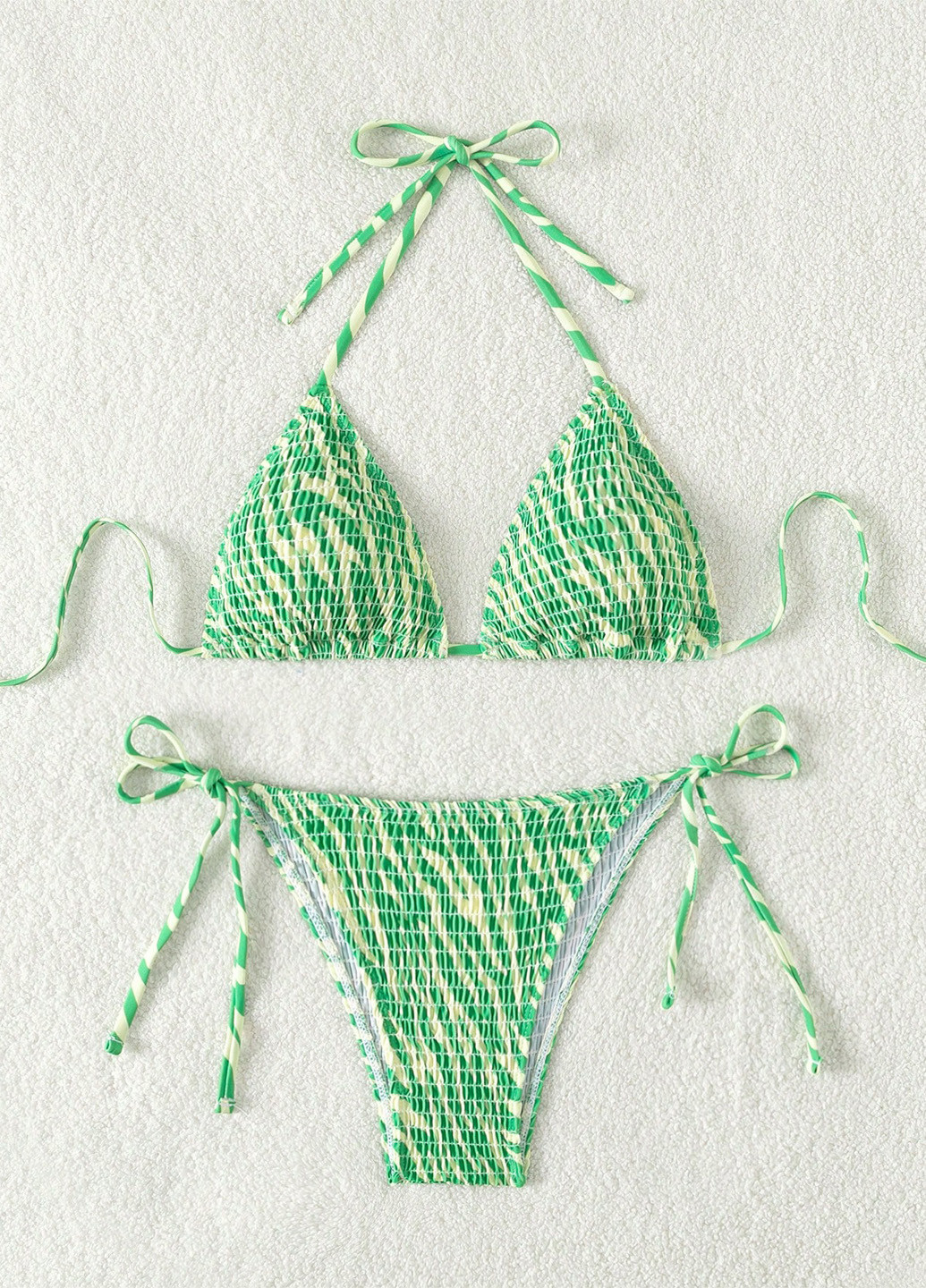 Комбінований літній купальник (ліф, трусики) роздільний SHEIN