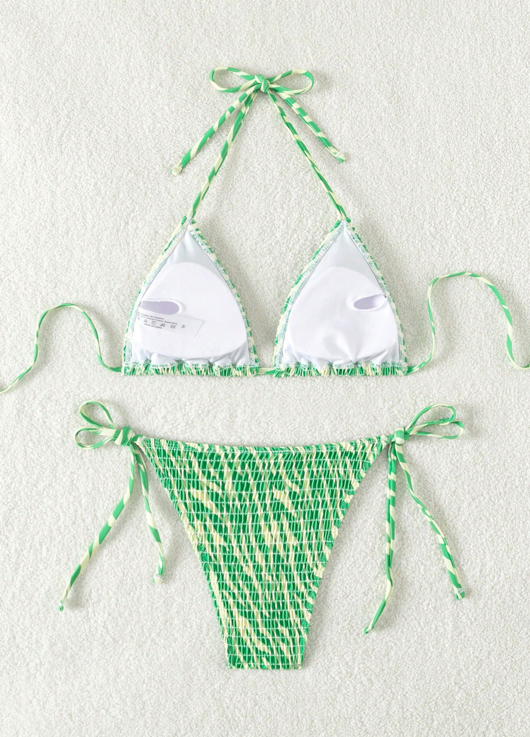 Комбінований літній купальник (ліф, трусики) роздільний SHEIN