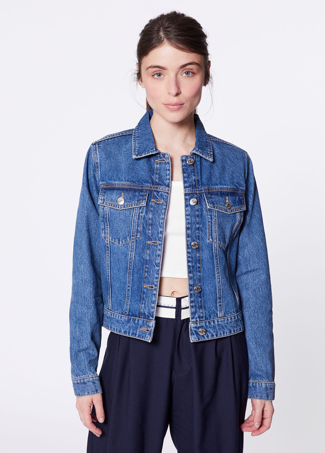 Синяя демисезонная куртка Jennyfer