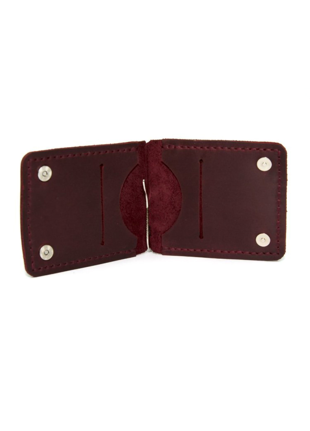 Шкіряний затискач для грошей 11,5х8,5х0,5 см GOFIN (253173883)