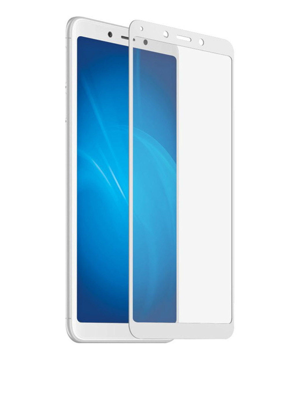 Захисне скло з повною проклейкою для Xiaomi Redmi 6 (white) CAA (96874912)