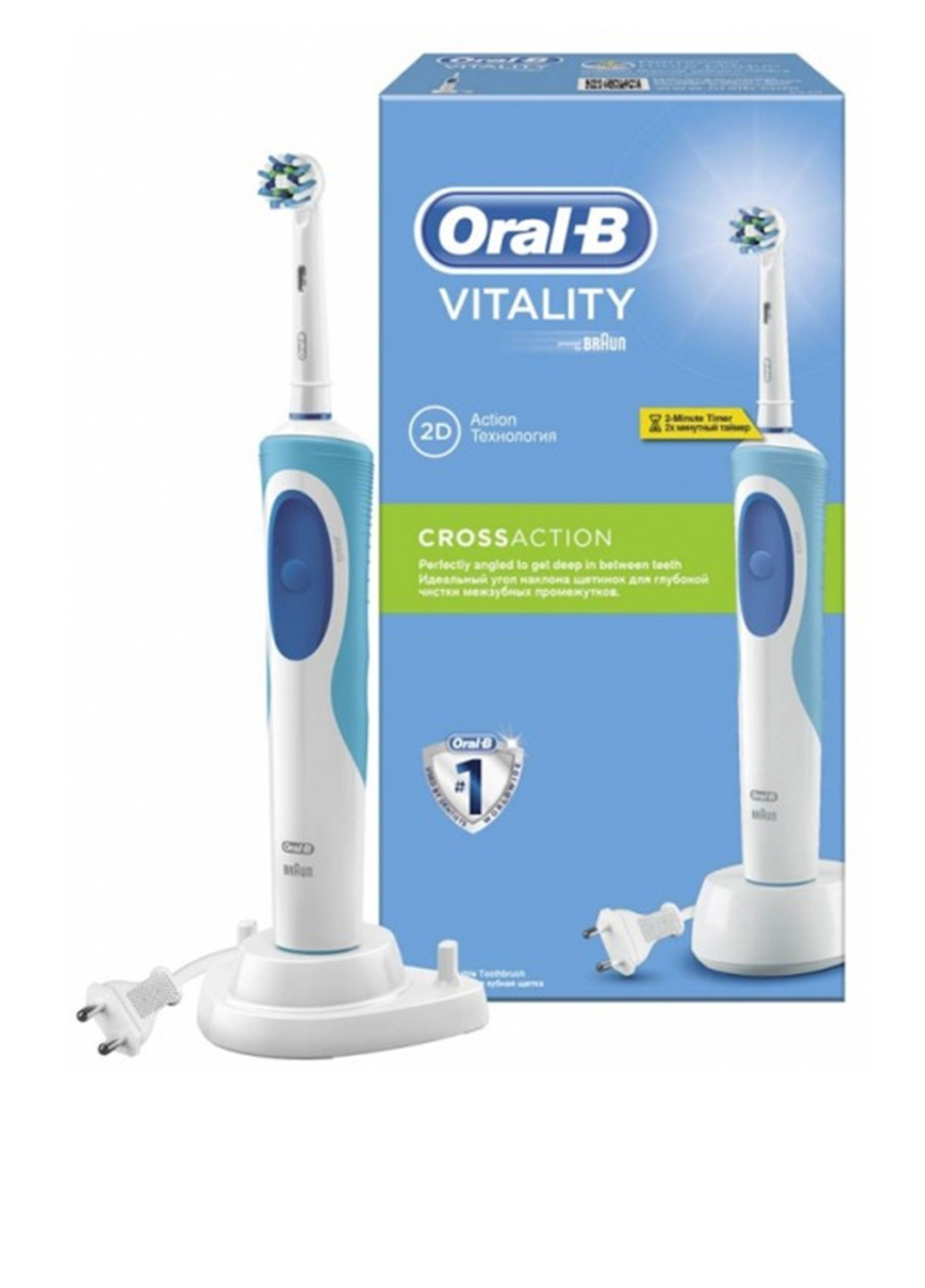 Электрическая зубная щетка Braun Vitality CrossAction/D12 Oral-B (79586826)