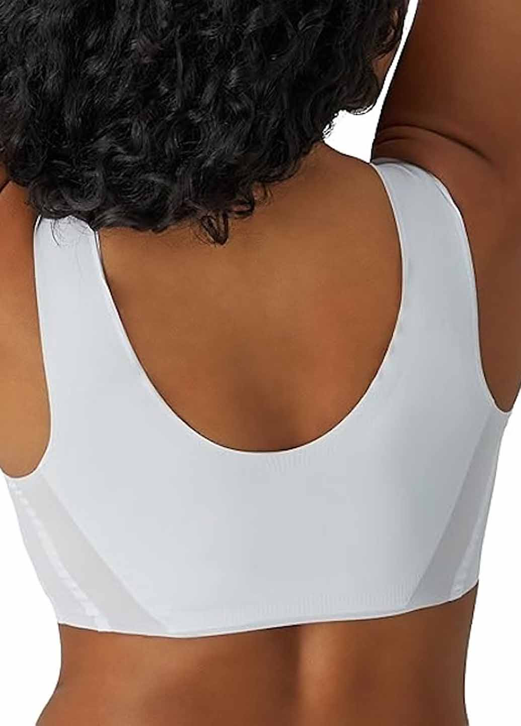 Білий топ бюстгальтер Bali без кісточок нейлон