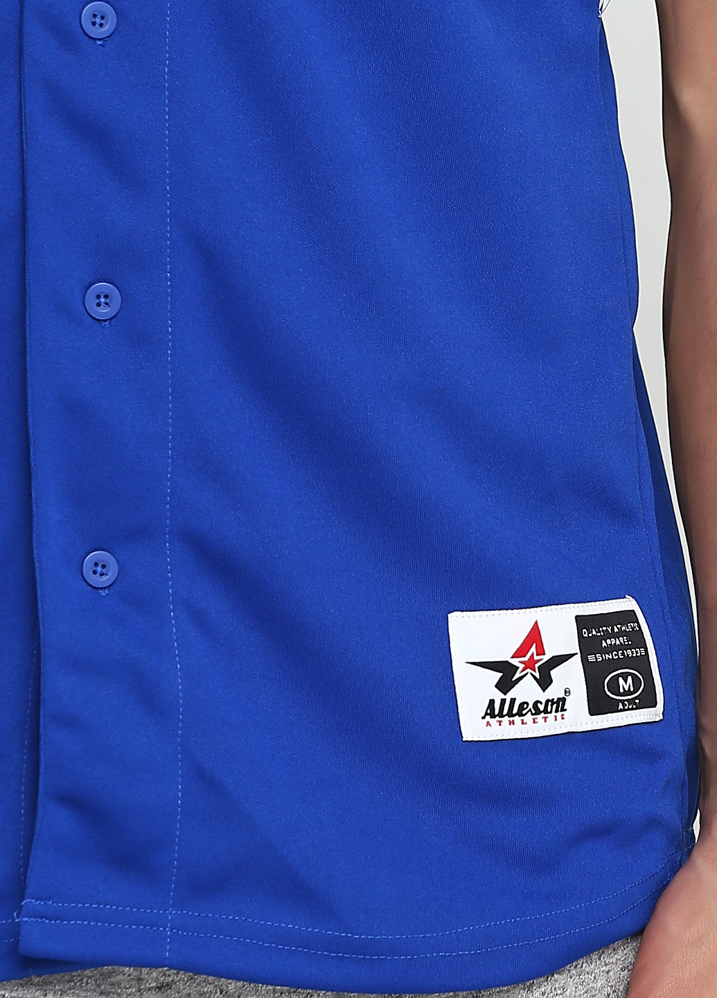 Тенниска Alleson Athletic логотип тёмно-синяя спортивная