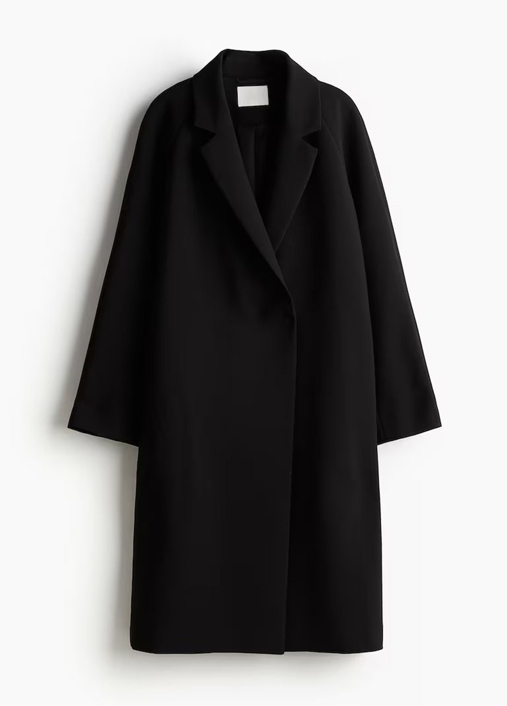 Черное демисезонное Пальто легкое H&M