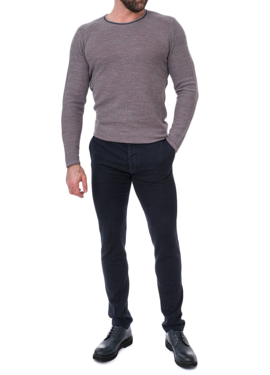 Синие зимние брюки Trussardi Jeans