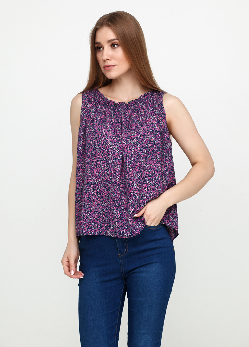 Фіолетова літня блуза Gap