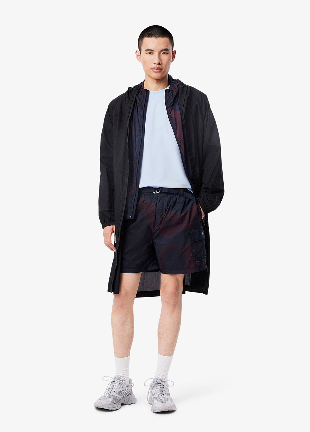 Голубая футболка Lacoste