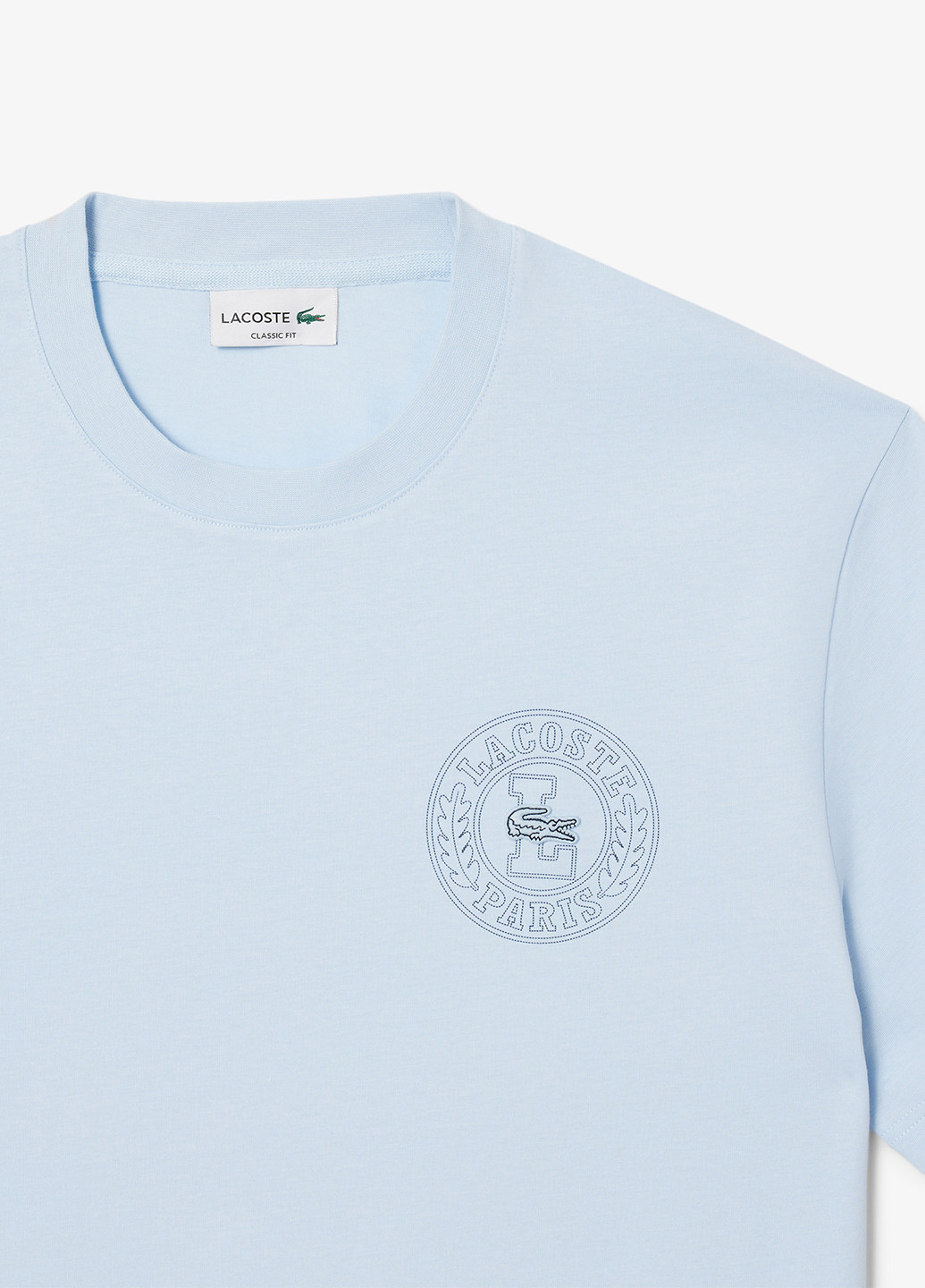 Голубая футболка Lacoste