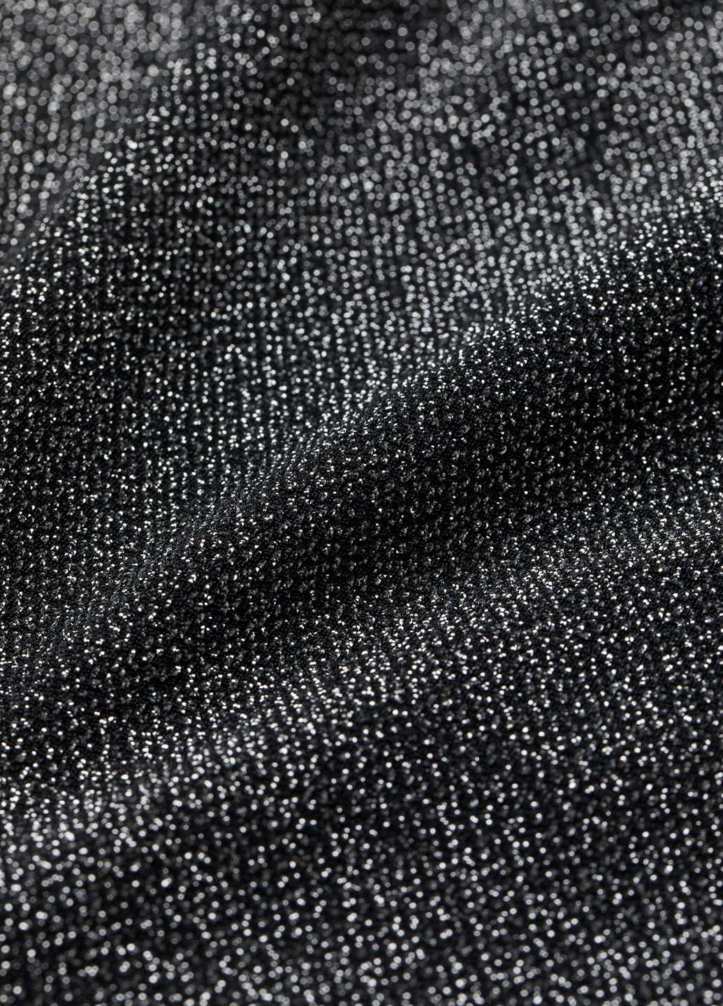 Топ H&M меланж тёмно-серый кэжуал полиамид, трикотаж