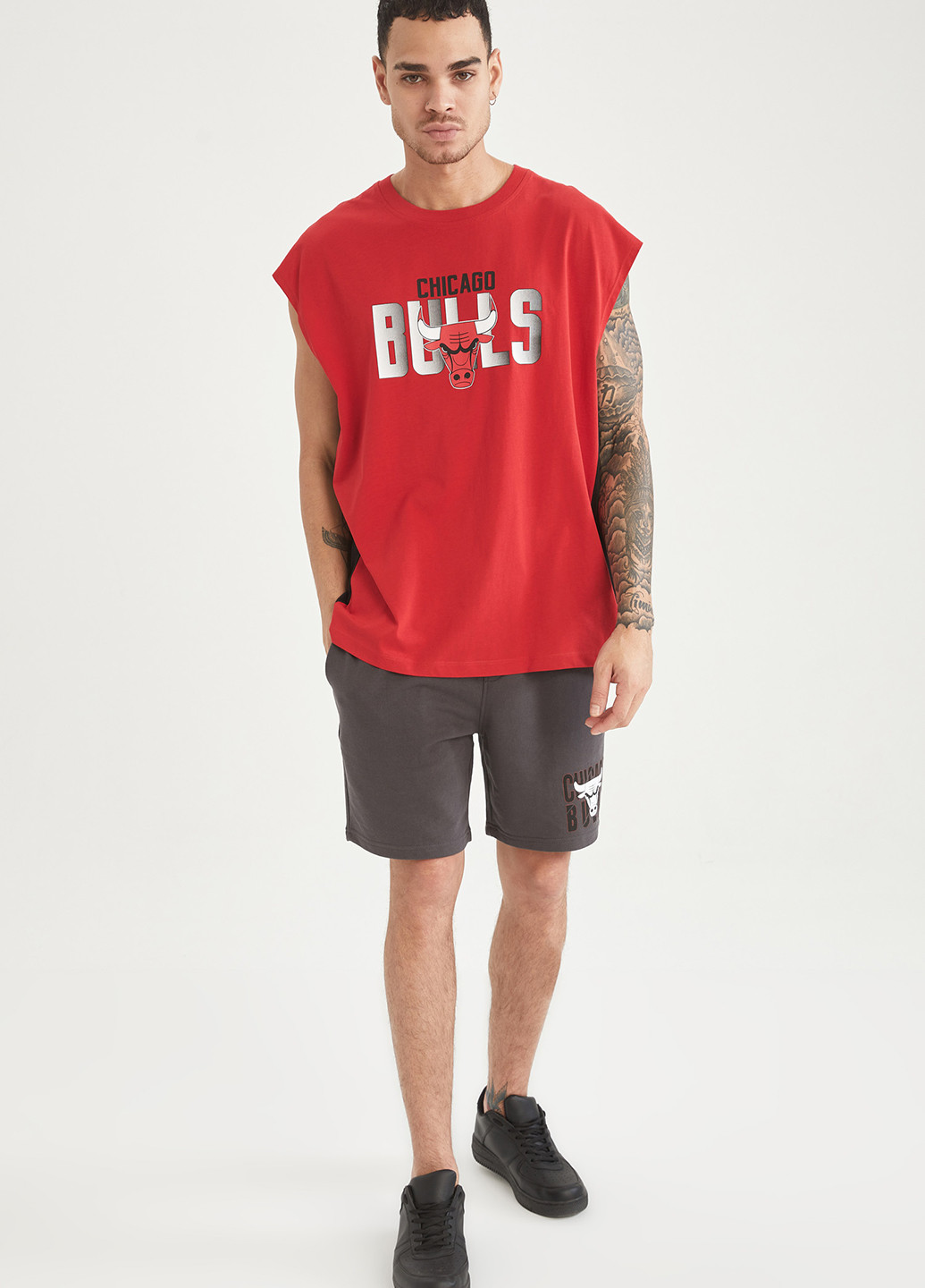 Червона літня футболка DeFacto