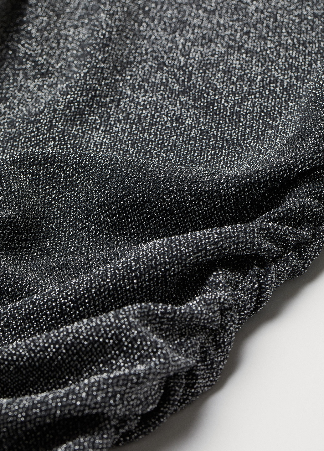 Темно-сіра коктейльна блискуче плаття металік H&M однотонна