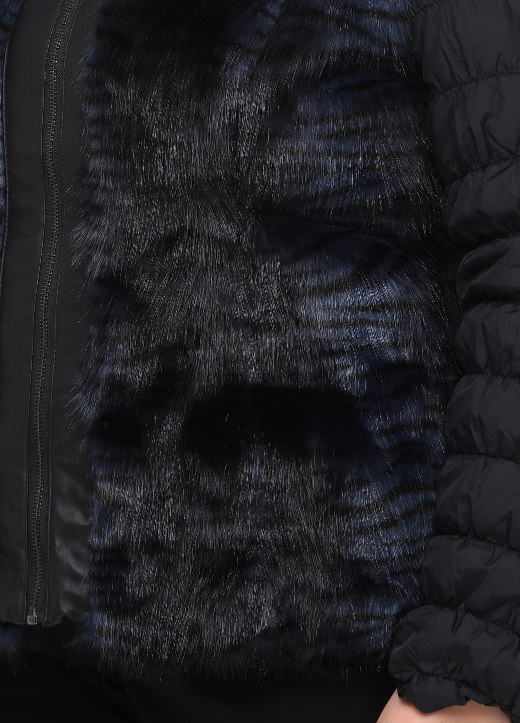 Темно-синяя демисезонная куртка Desigual