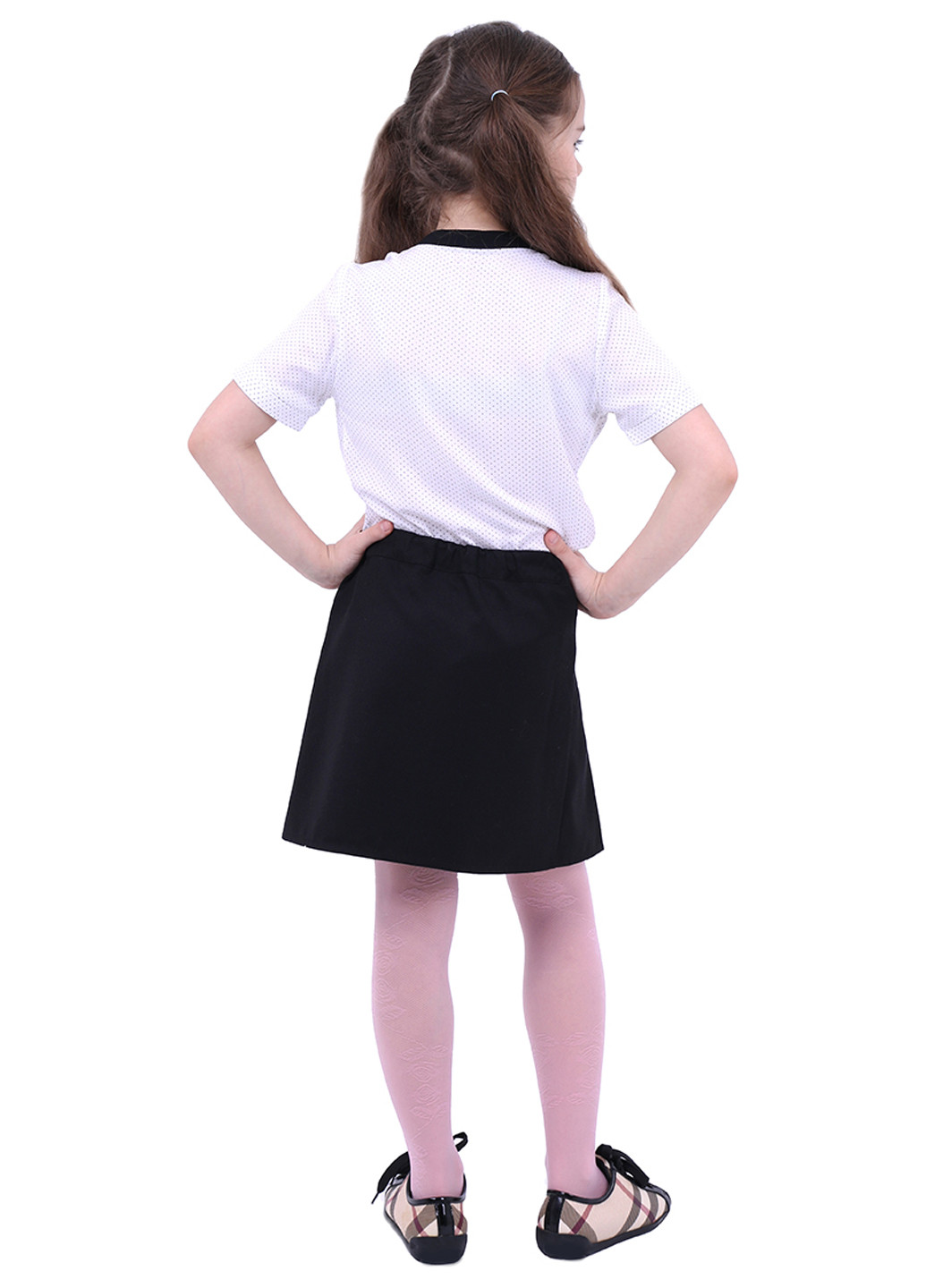 Черная офисная однотонная юбка Timbo со средней талией