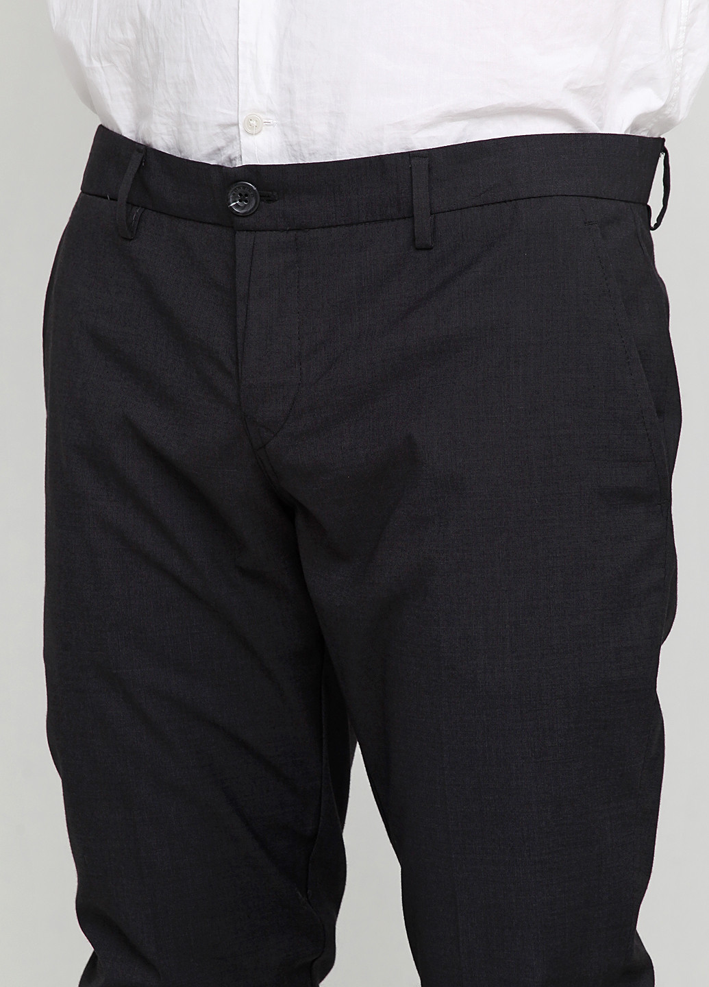 Темно-синие кэжуал демисезонные прямые брюки Sorbino
