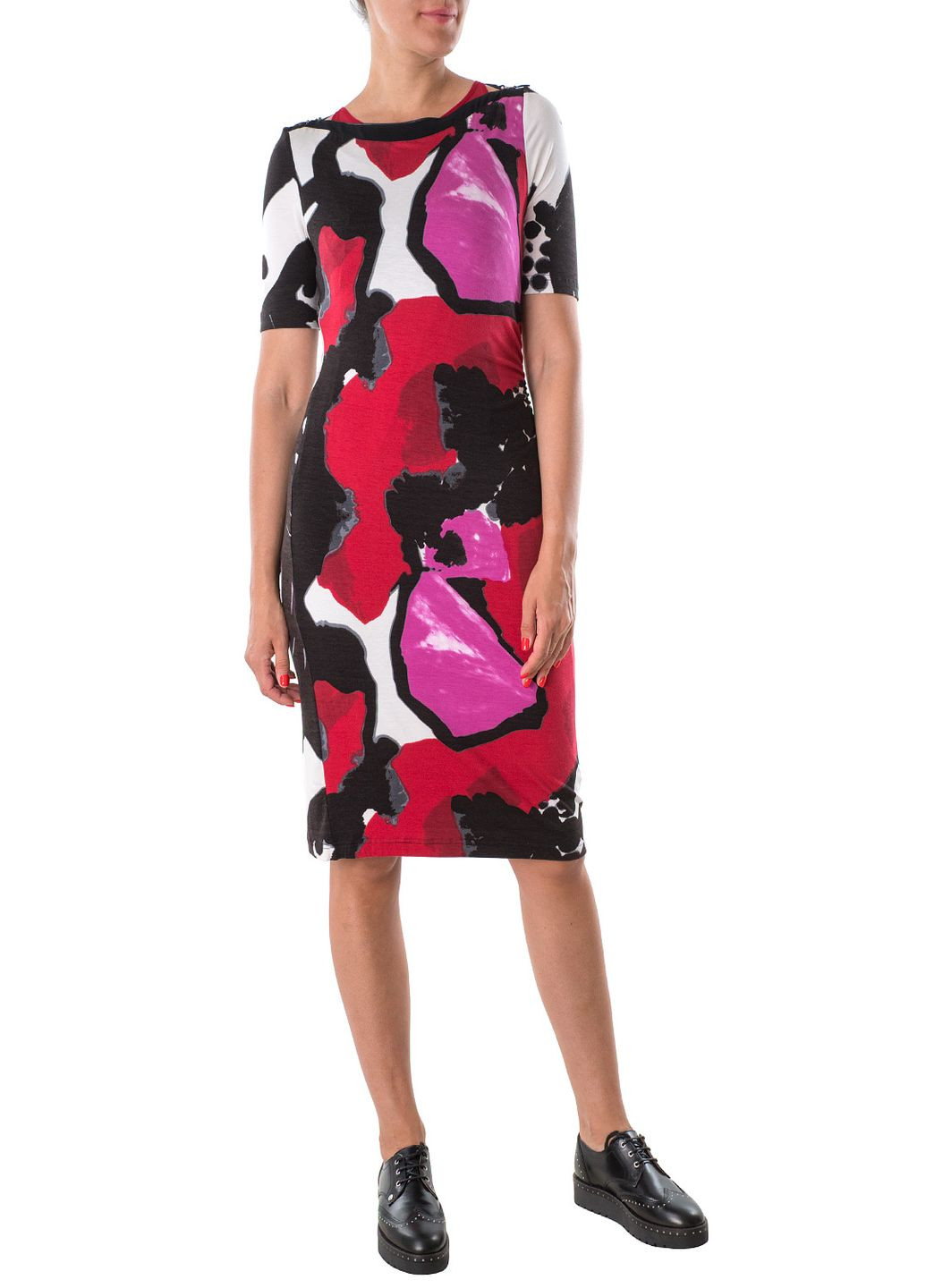 Комбінована кежуал сукня Apanage з абстрактним візерунком