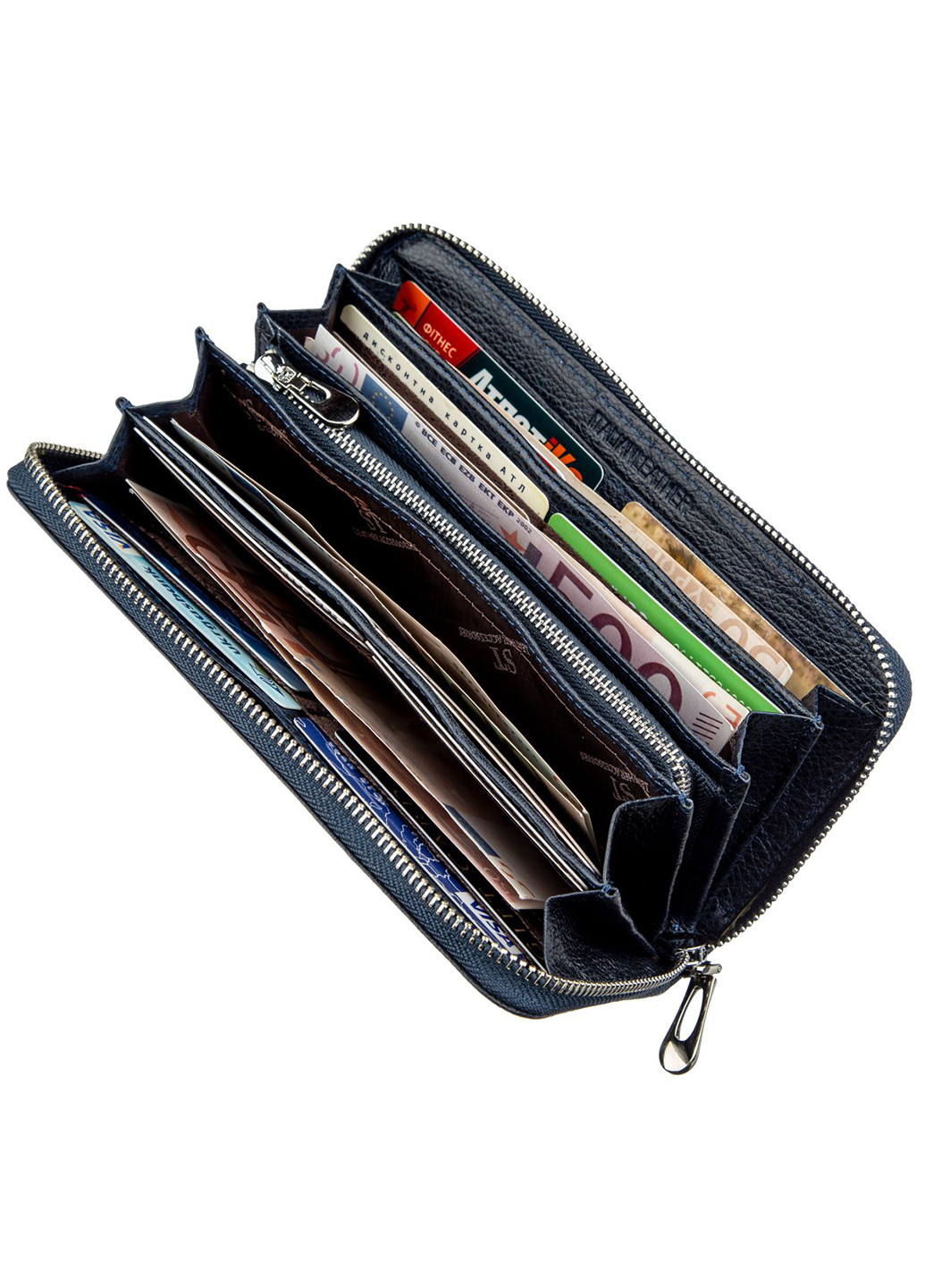 Жіночий шкіряний гаманець-клатч 10х20 см st leather (252127351)