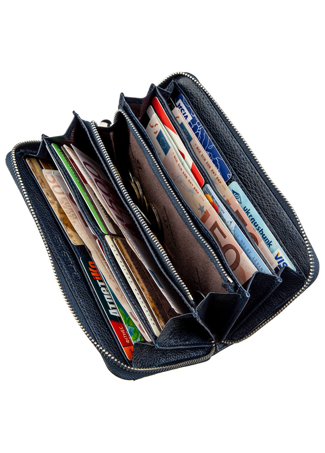 Жіночий шкіряний гаманець-клатч 10х20 см st leather (252127351)