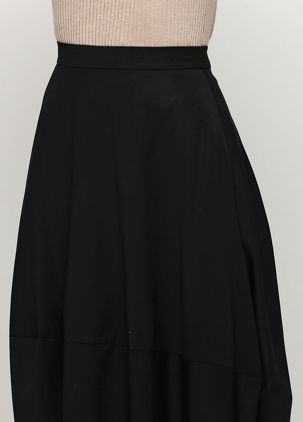 Черная кэжуал однотонная юбка Cos тюльпан