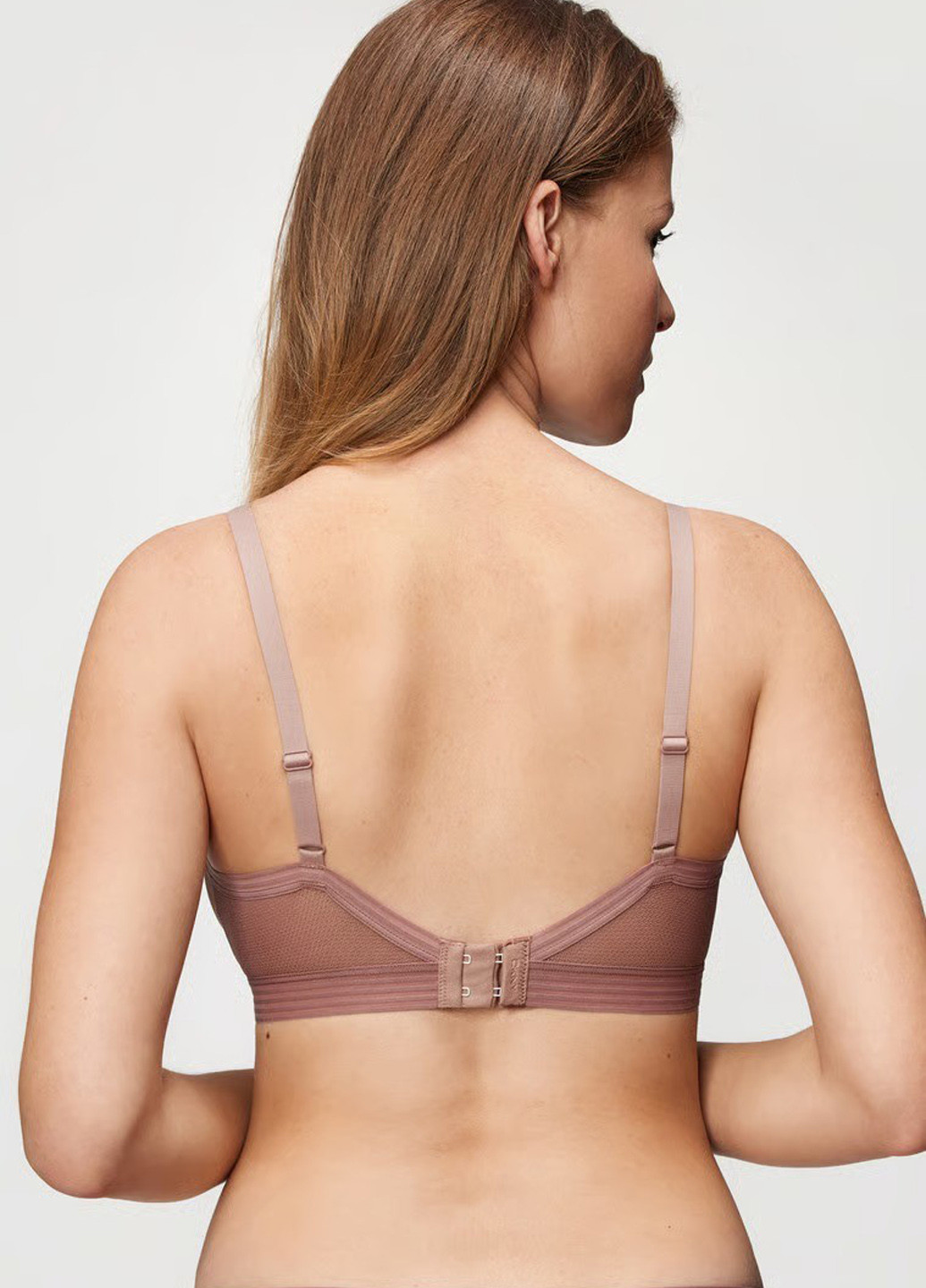 Розовый триэнджел бюстгальтер DKNY без косточек нейлон