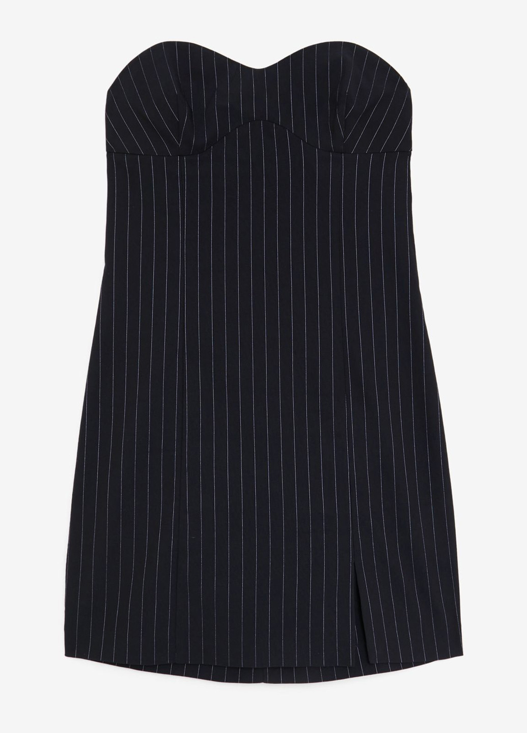 Черное кэжуал платье с открытыми плечами Jennyfer однотонное