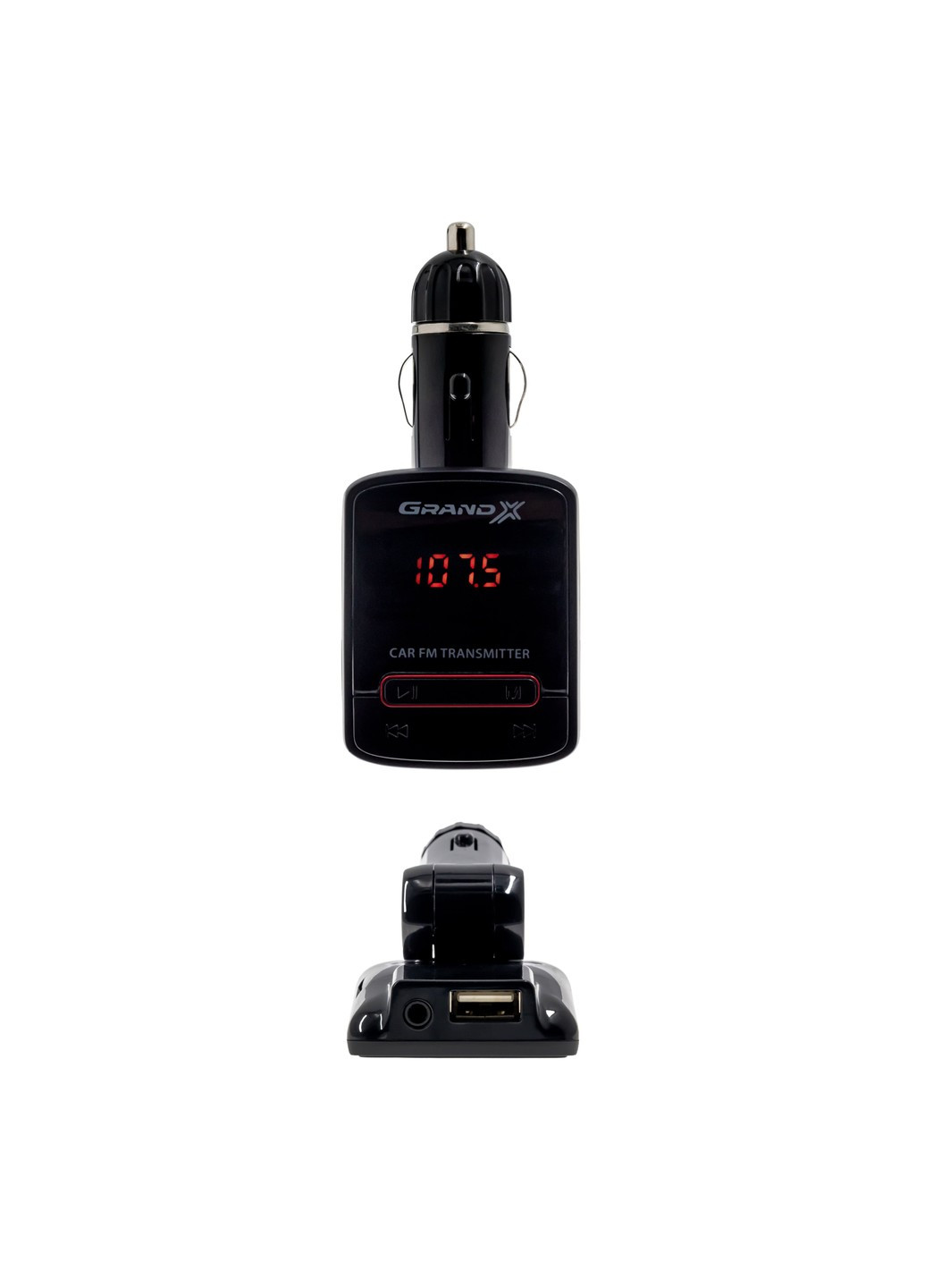 FM-трансмітер 79GRX, AUX, USB 0.5A, SD card, 3.5mm mini-jack Grand-X (253839124)