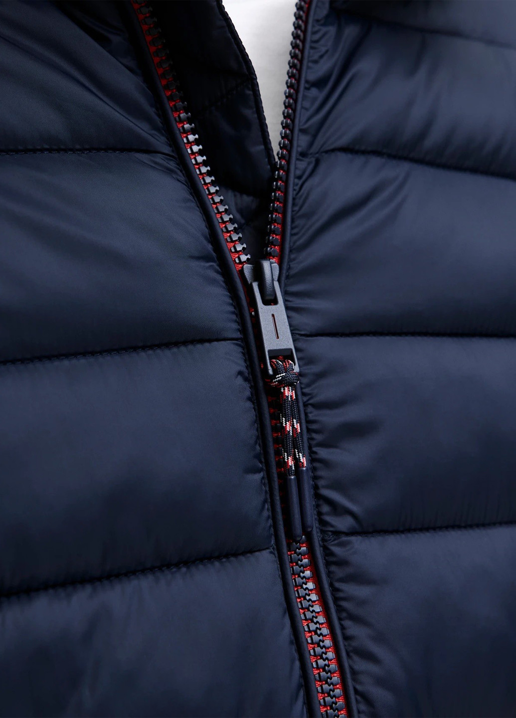 Темно-синяя демисезонная куртка Jack & Jones