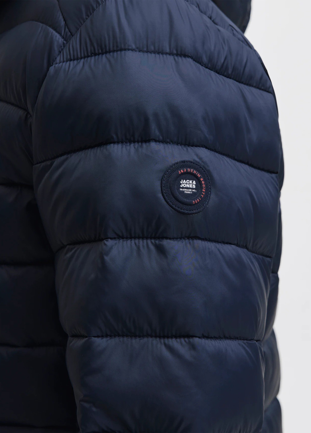 Темно-синяя демисезонная куртка Jack & Jones