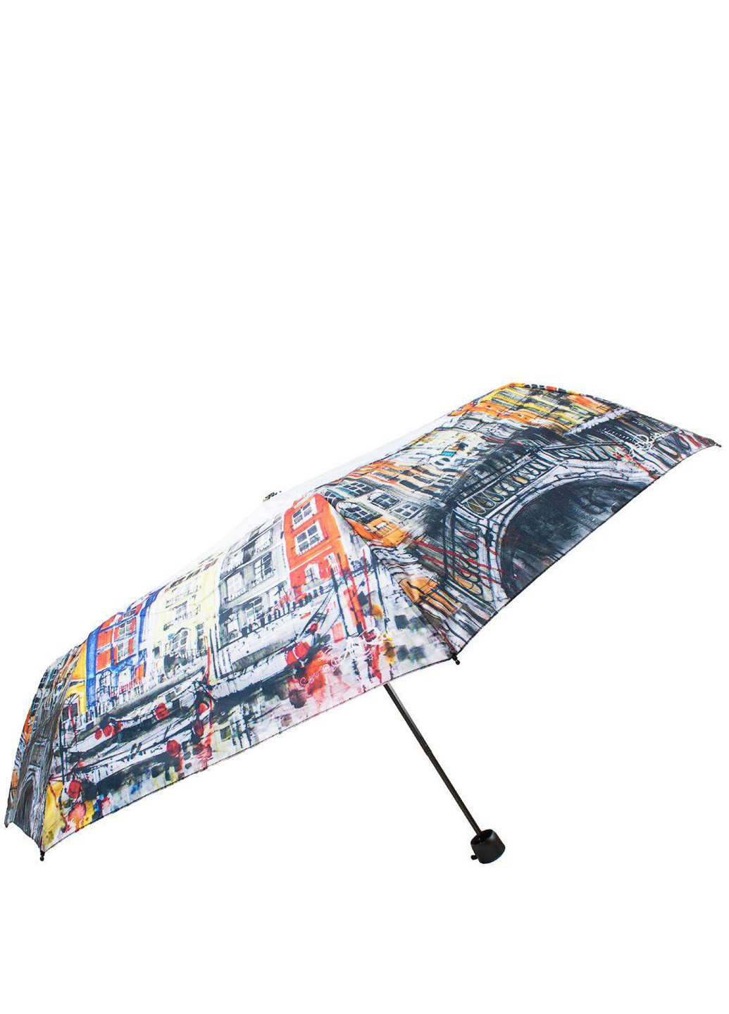 Жіночий складаний парасолька механічний 98 см Art rain (216146360)