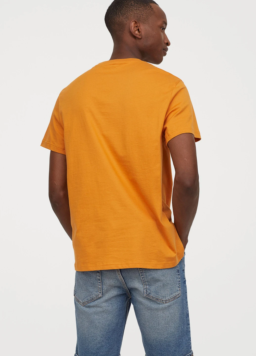 Светло-оранжевая футболка H&M
