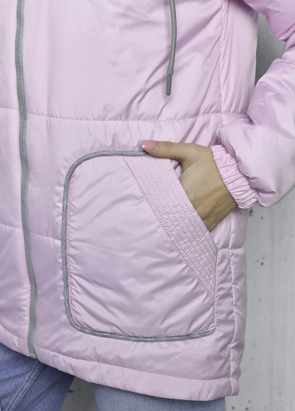 Рожева демісезонна куртка Miledi