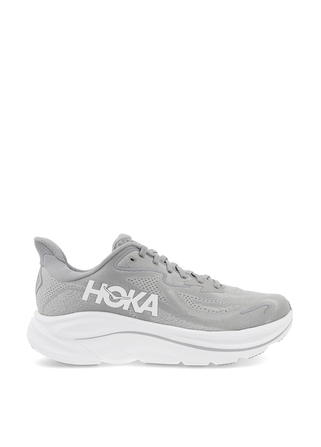 Серые демисезонные кроссовки HOKA CLİFTON 10