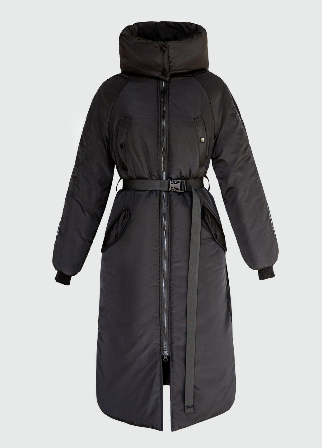 Чорна зимня куртка Gepur