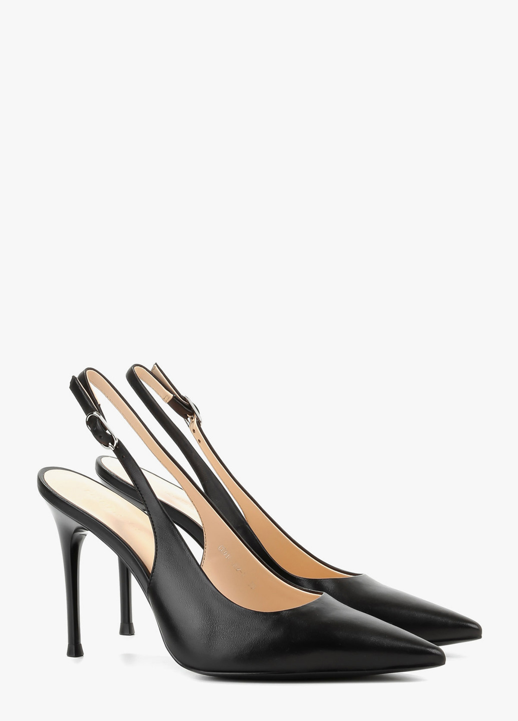 Le'BERDES Туфлі слінгбекі чорний з натуральна шкіра, україна — літо (322646251)