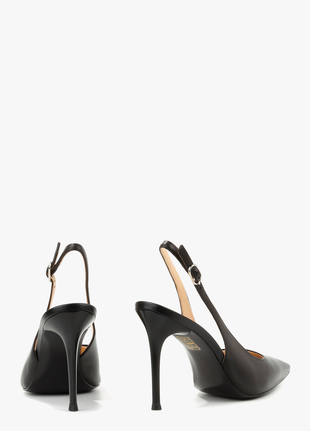 Le'BERDES Туфлі слінгбекі чорний з натуральна шкіра, україна — літо (322646251)