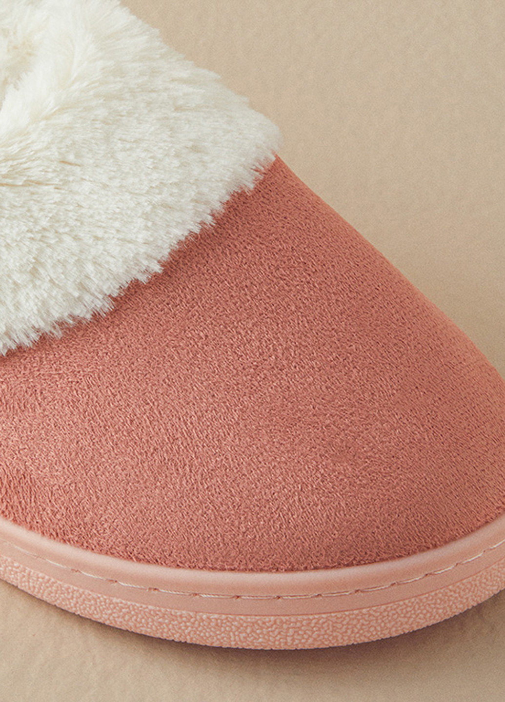 Розовые тапочки English Home с мехом