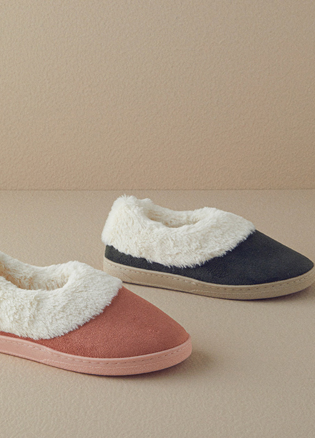 Розовые тапочки English Home с мехом