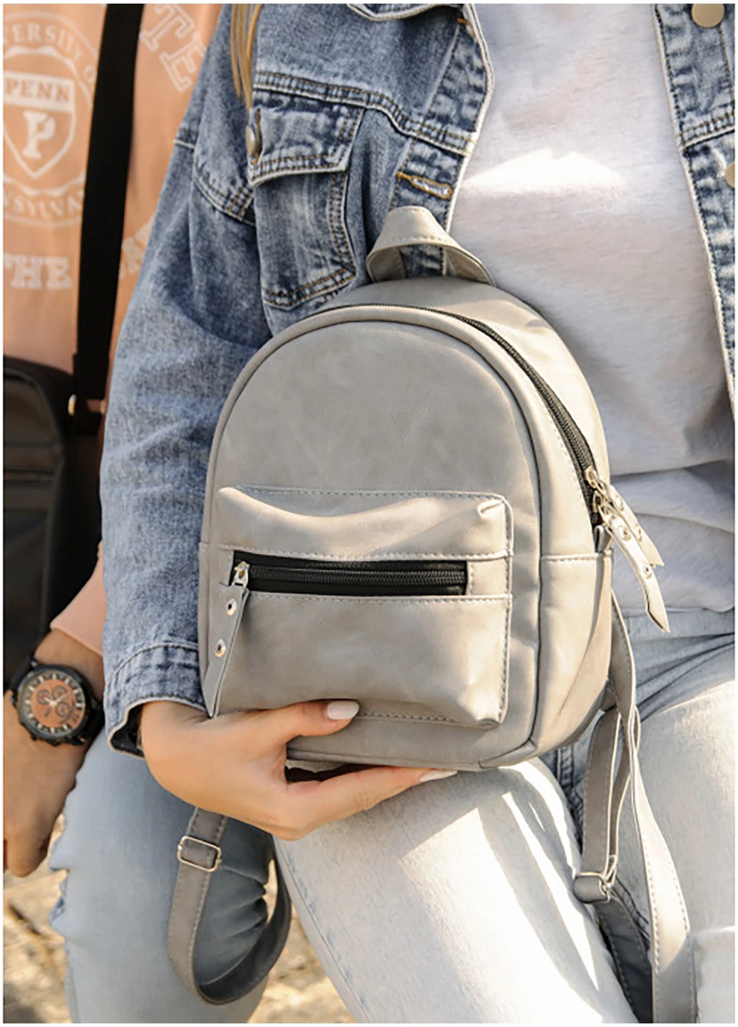 Женский рюкзак 25х10х20 см Sambag (252155409)