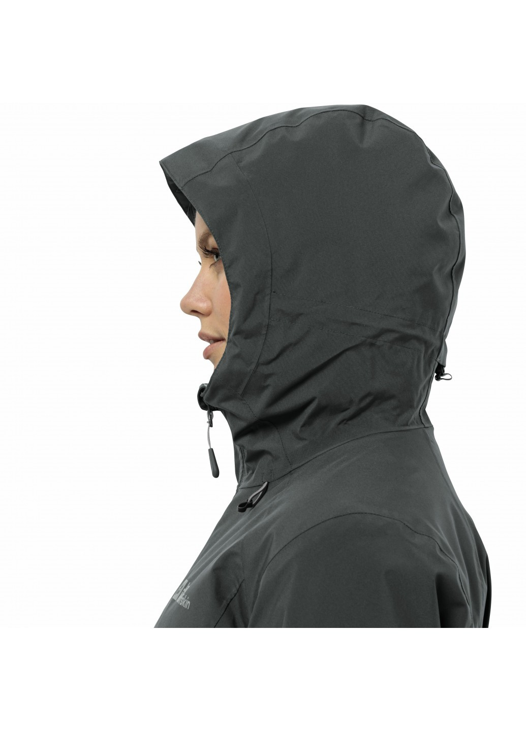 Темно-серая демисезонная куртка Jack Wolfskin HEIDELSTEIN INS JKT W