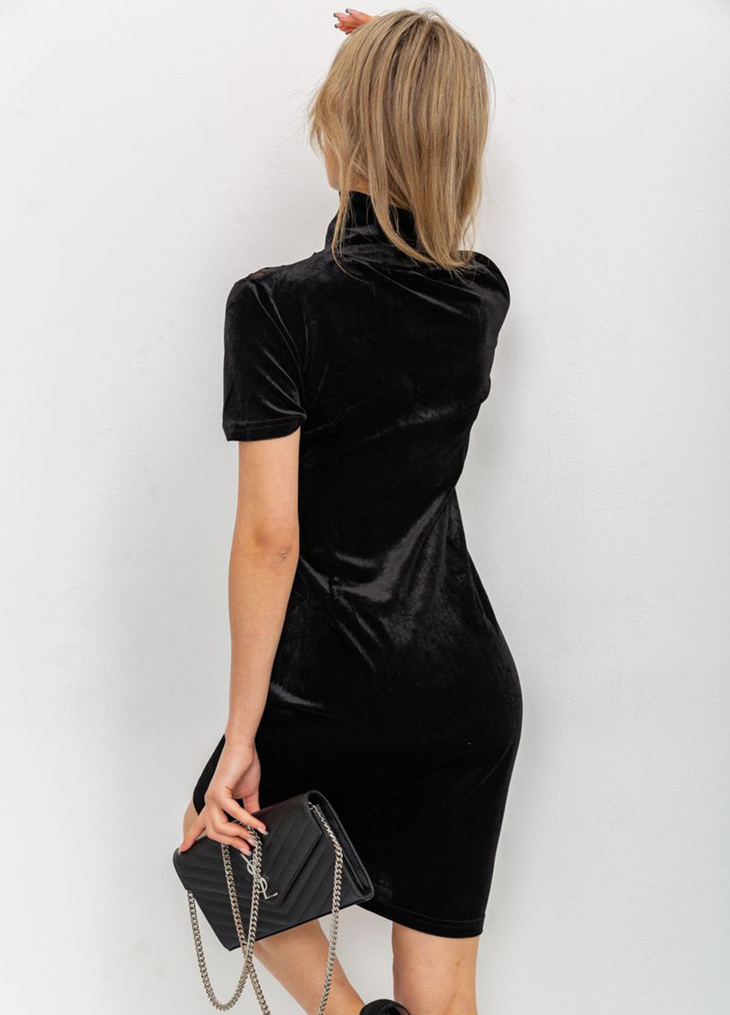 Чорна кежуал сукня Ager в горошок