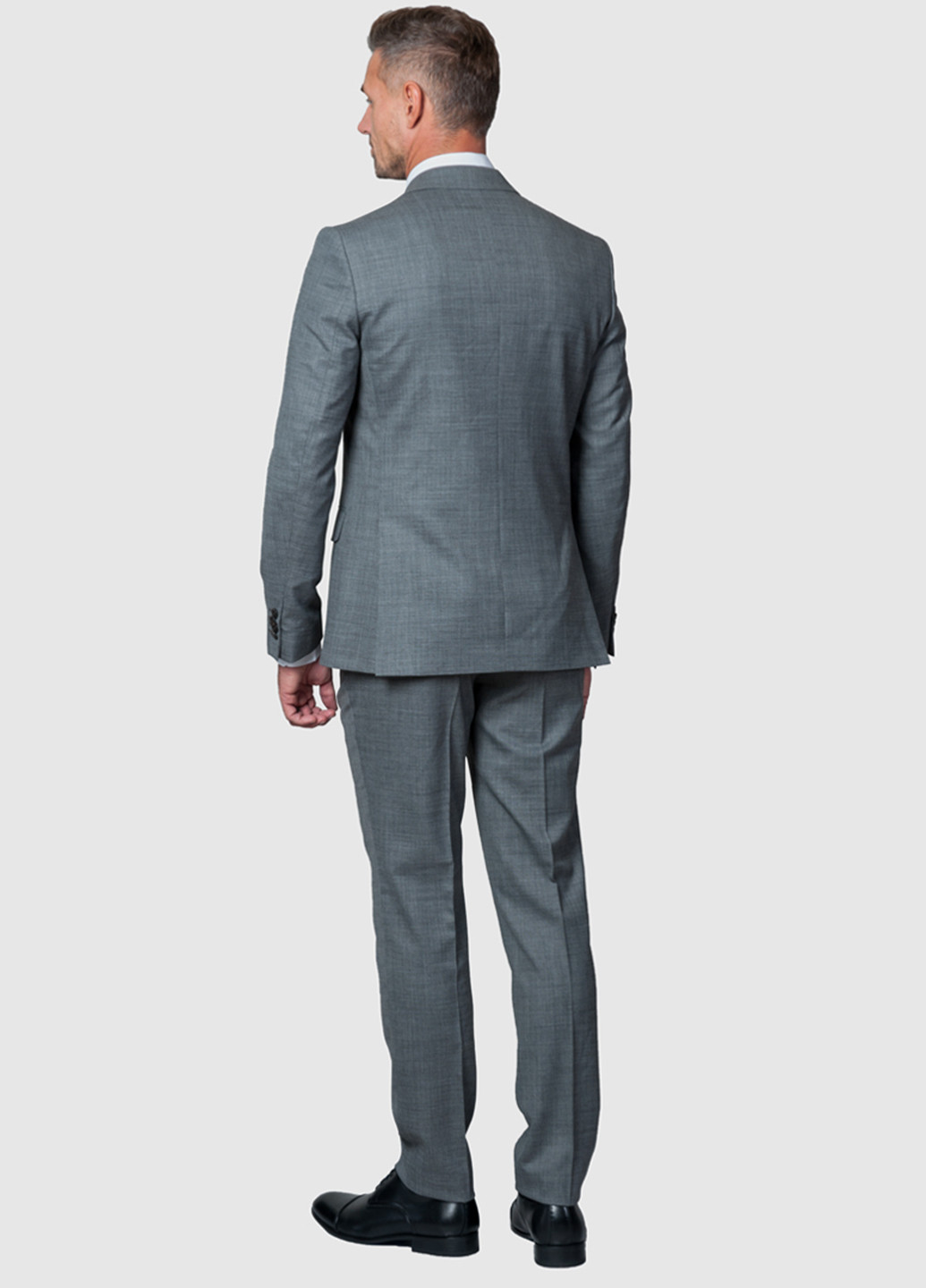 Сірий демісезонний костюм (піджак, штани) брючний Gregory Arber