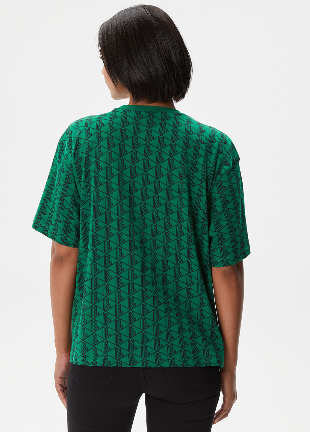 Зеленая всесезон футболка Lacoste
