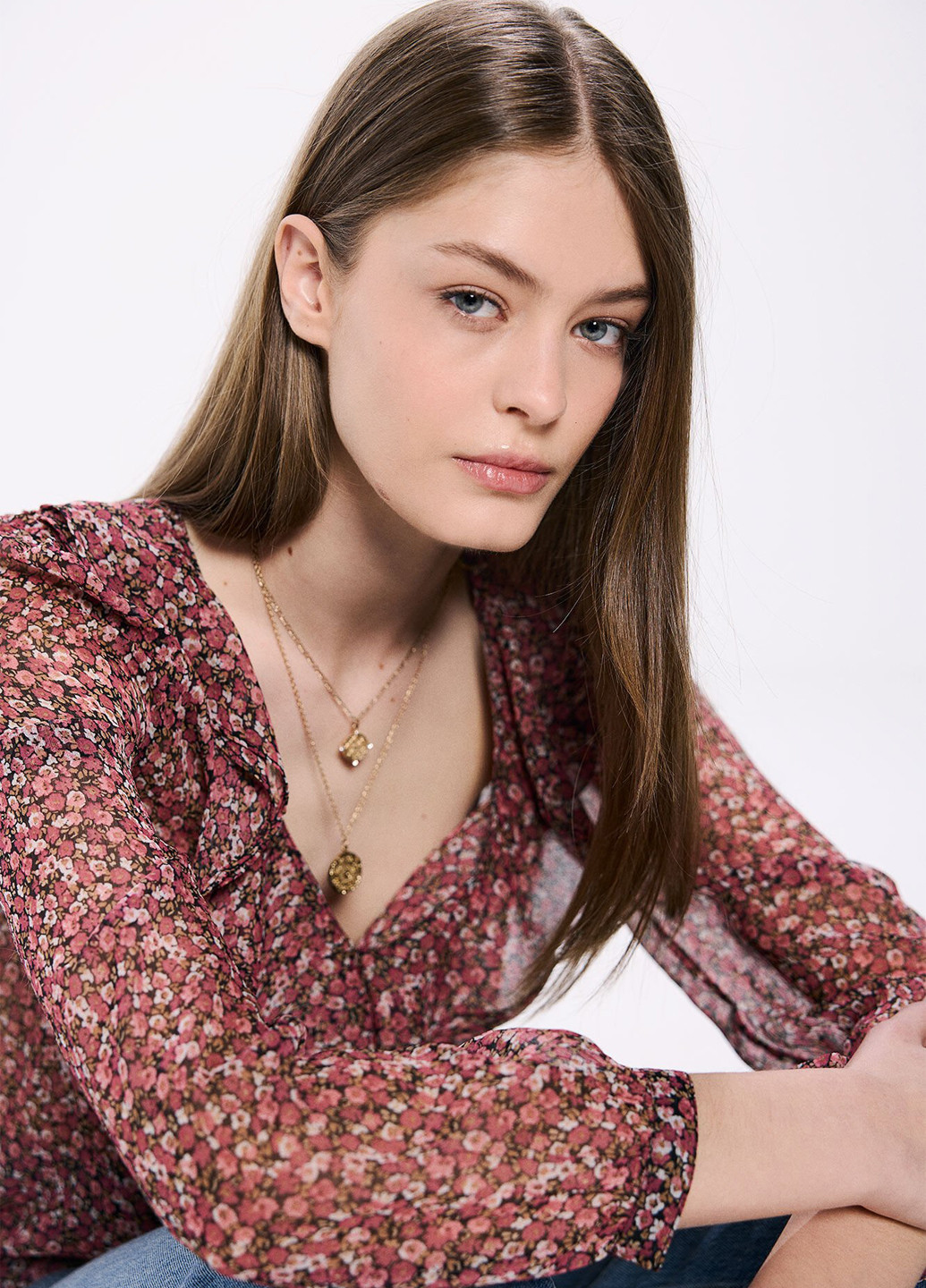 Розовая блуза Springfield