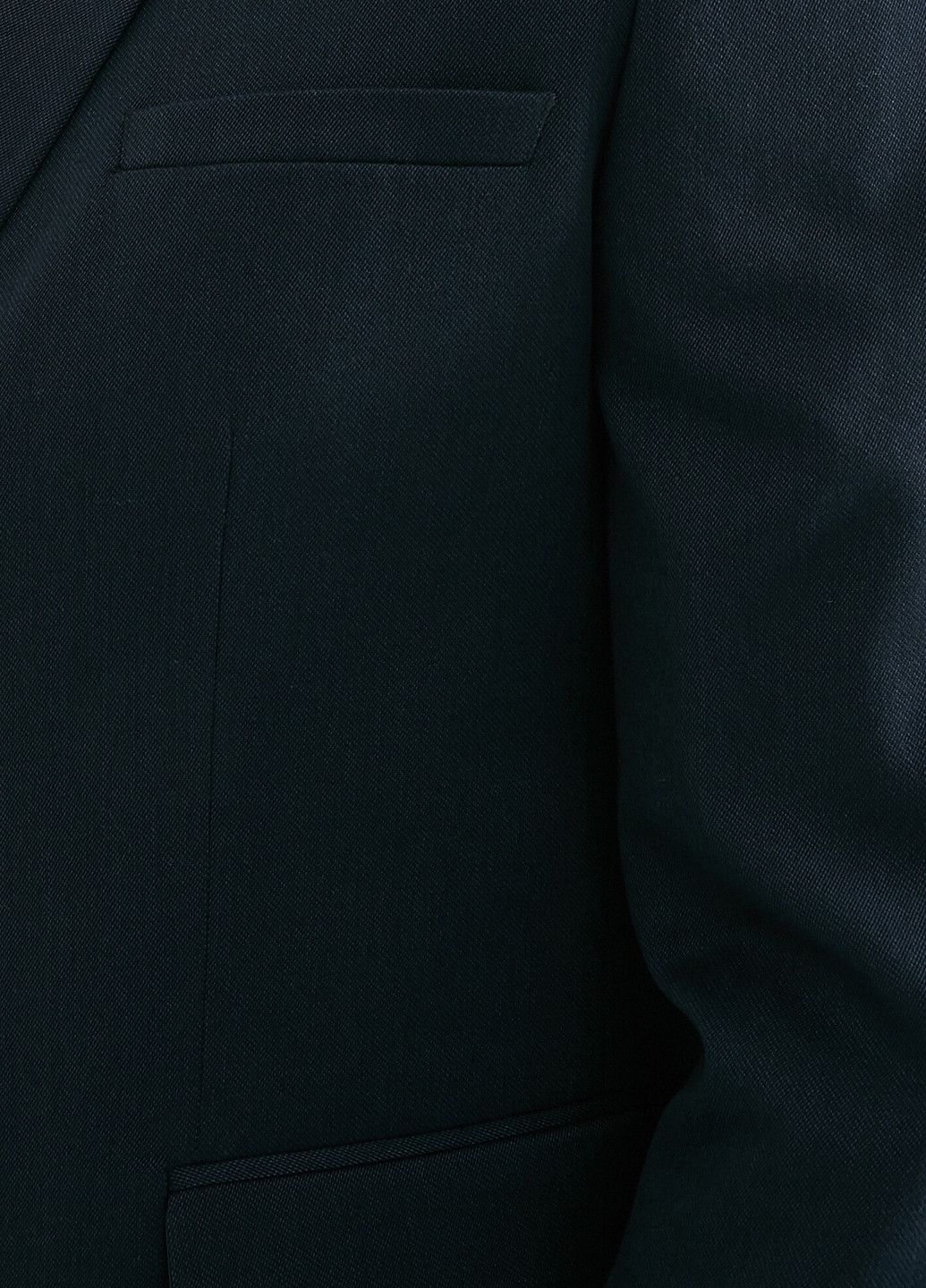 Пиджак KOTON однобортный чёрный кэжуал вискоза
