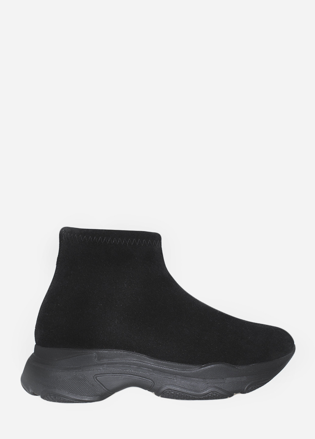 Осенние ботинки rhit053-11-11 черный Hitcher из натуральной замши